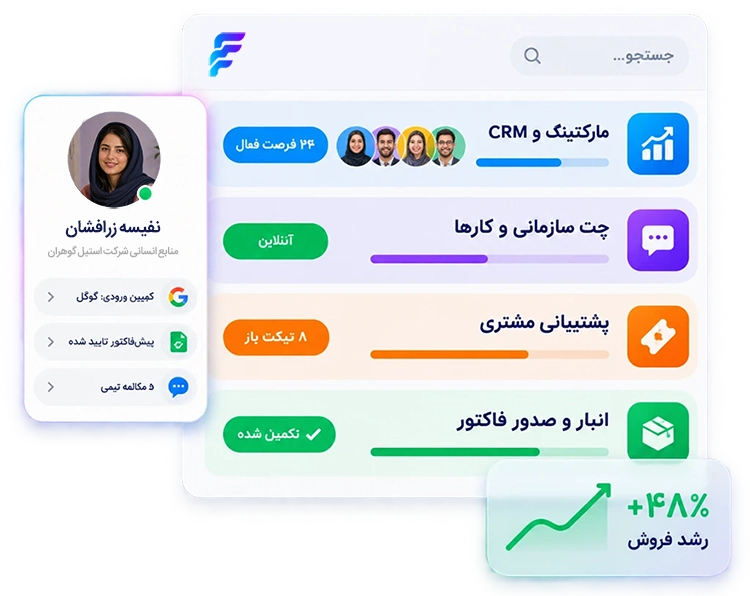 پلتفرم عملیات مشتری فاروش